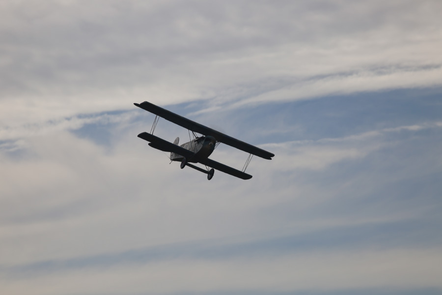 Mon Fokker  en vol 