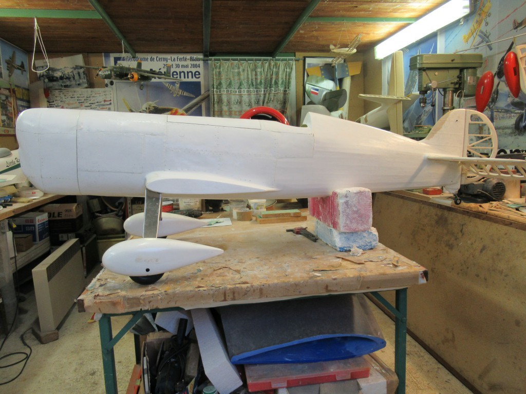 Wédell Wiliams - Fuselage vue de profil / ça prend forme...