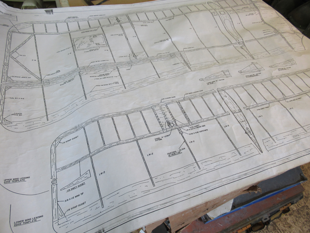 Plans  de référence des ailes  du N17